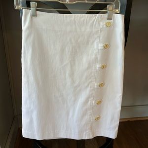 J McLaughlin skirt. Bright white - size 0.